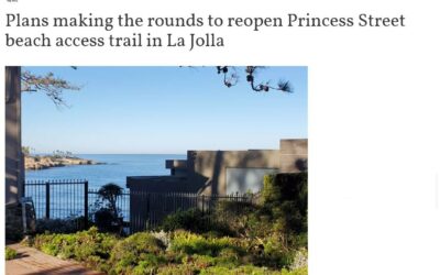 La Jolla Light News Article – Princess Street Plans