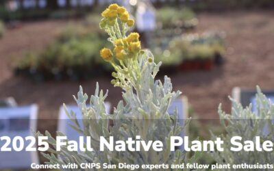 2025 Fall California Native Plant Sale